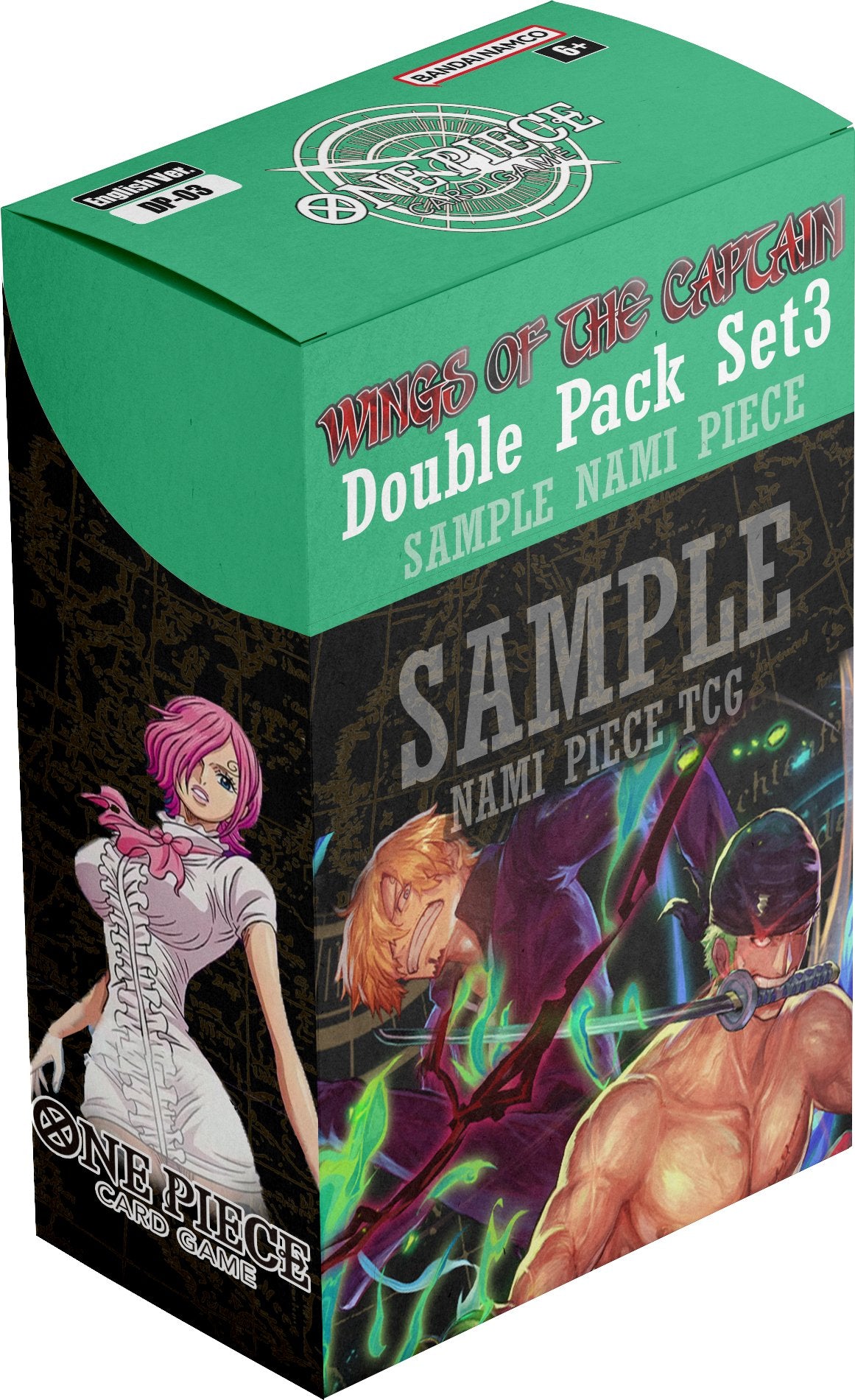 DP03 Double Pack Set - OP06 Wings of the Captain (Twin Champions / Fla Boutique Carte One Piece DP03 Double Pack Set - OP06 Wings of the Captain (Twin Champions / Fla Boutique Carte One Piece