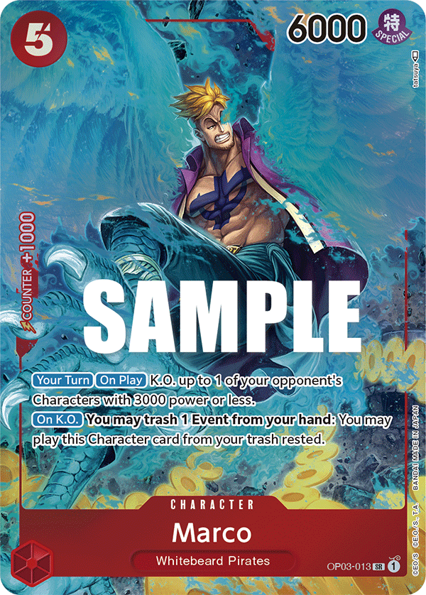OP03-013 SR ENG Marco (Parallel) Super Rare Character Card