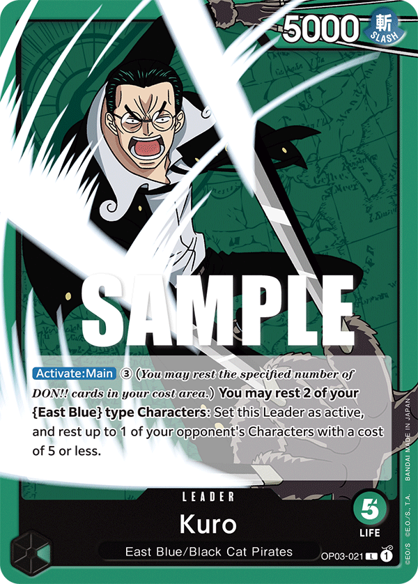 OP03-021 L ENG Kuro Leader card