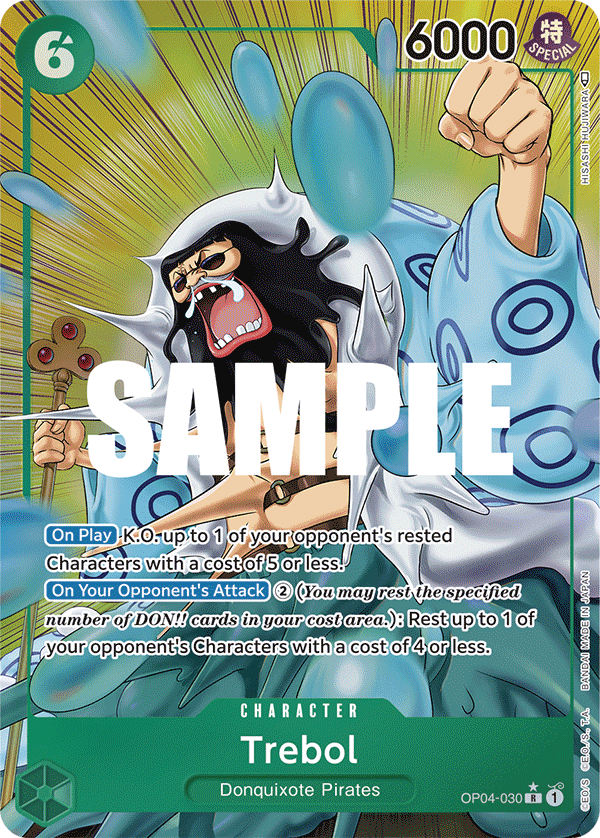 OP04-030 R ENG Trebol (Parallel) Rare Character Card – Boutique Carte One Piece