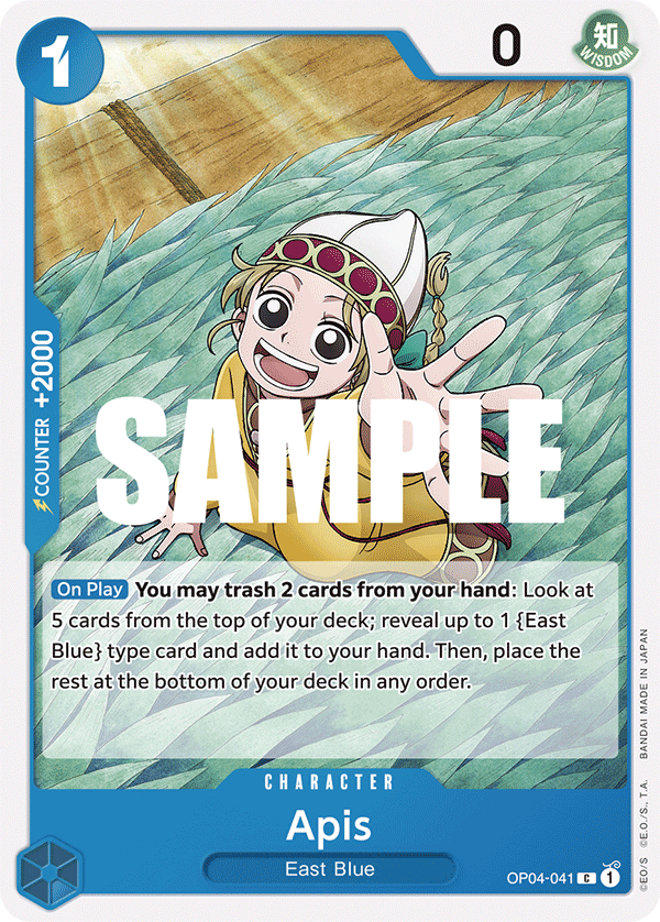 OP04-041 C ENG Apis Common Character Card