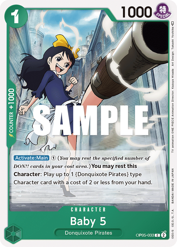 OP05-033 C ENG Baby 5 Common Character Card