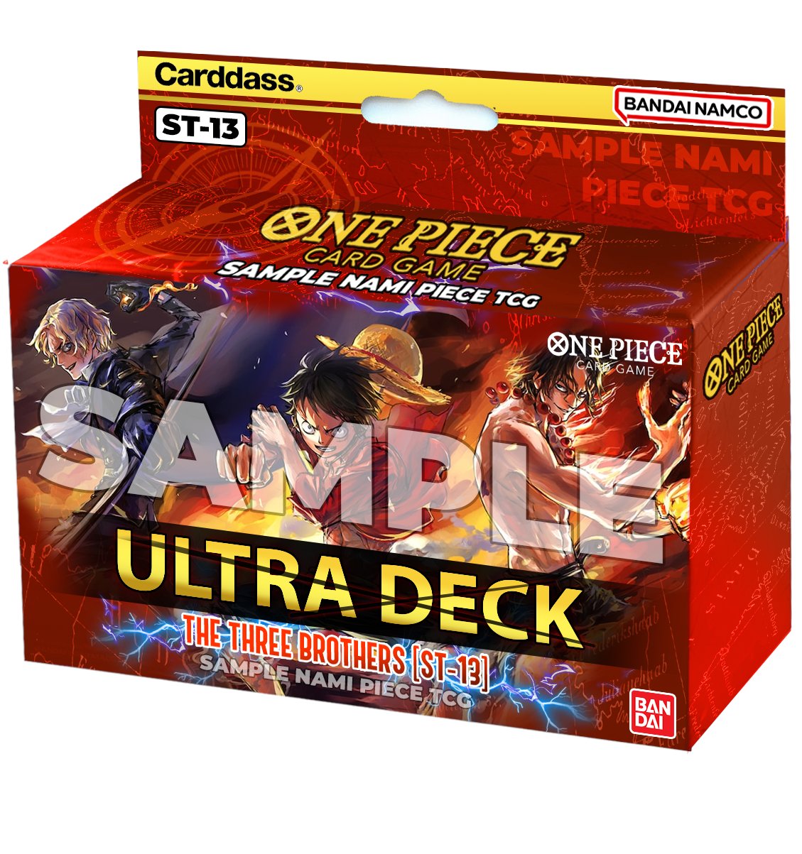 one piece card game the three brothers ultra deck st-13 ST-13 ENG The Three Brothers - Ultra Deck
