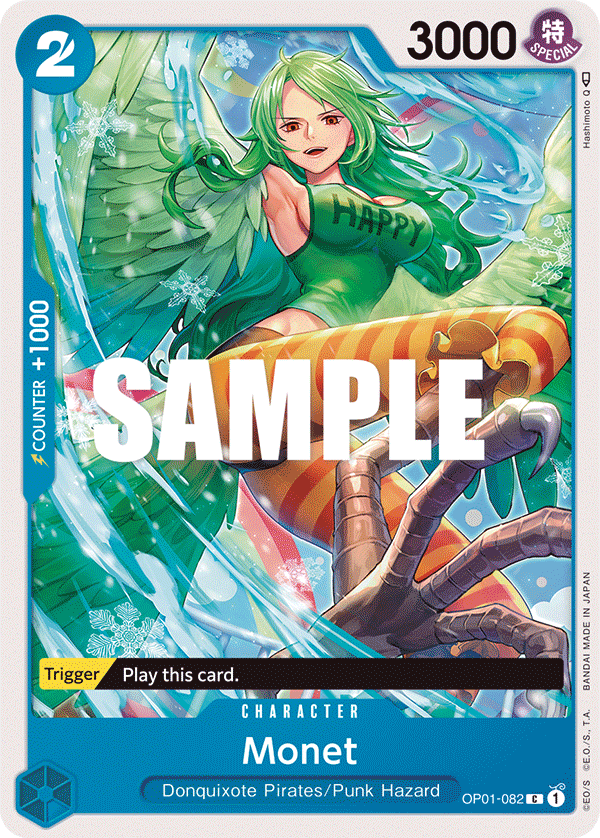 OP01-082 C ENG Monet Common Character Card