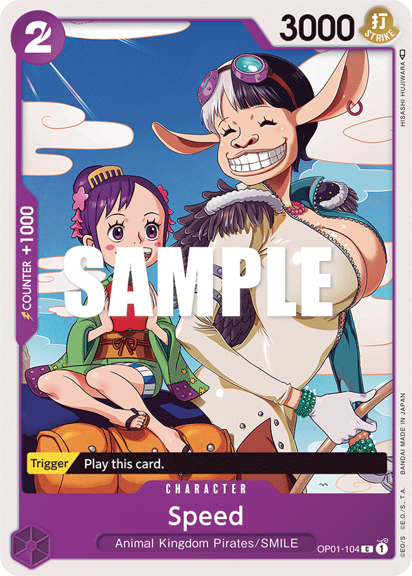 OP01-104 C ENG Speed Common Character Card Boutique Carte One Piece OP01-104 C ENG Speed Common Character Card Boutique Carte One Piece