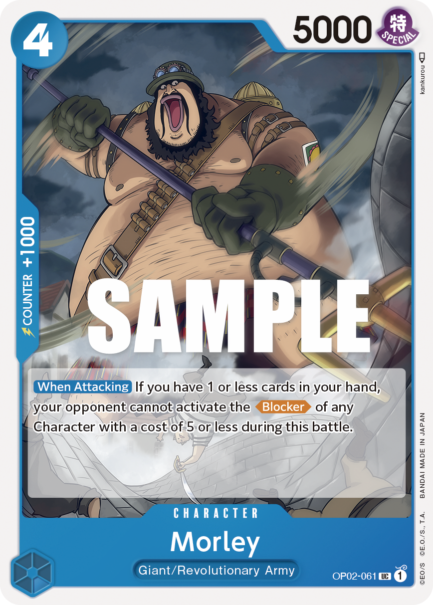 OP02-061 UC ENG Morley Uncommon Character Card
