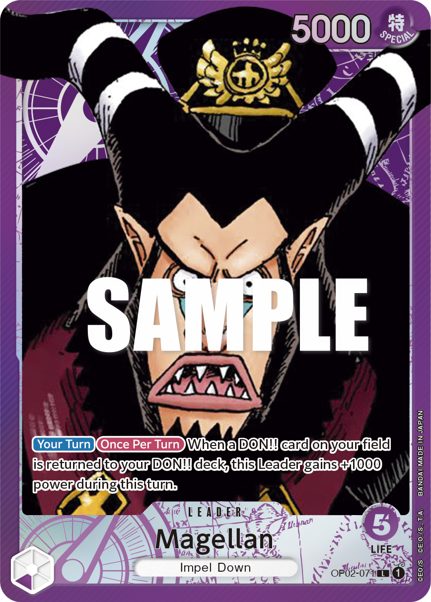 OP02-071 L ENG Magellan Parallel Leader Card