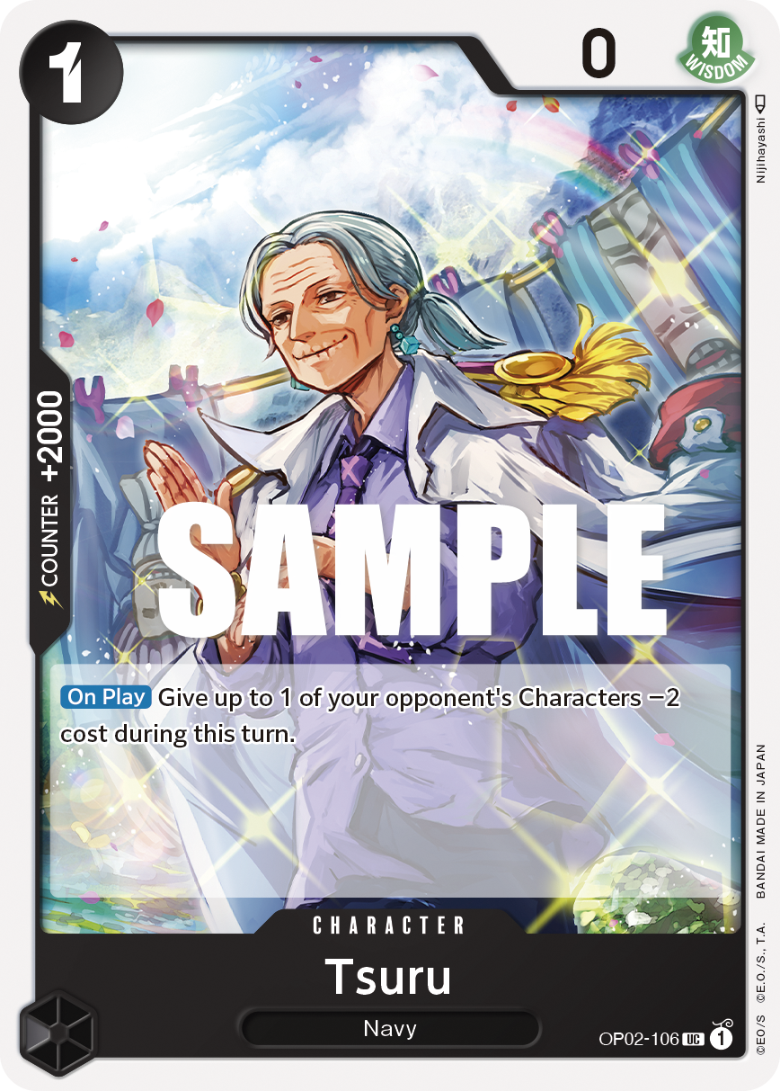 OP02-106 UC ENG Tsuru Uncommon character card
