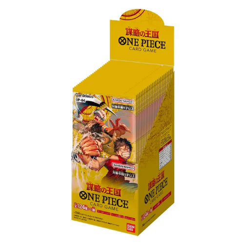 OP04 Display box - 24 Boosters - Kingdoms of Intrigue JAP