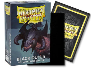 Dragon Shield - 100 protège-cartes standard Outer Mat - Noir
