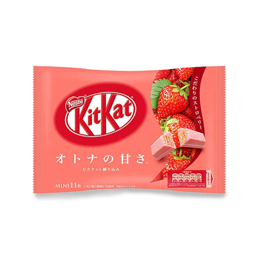 Kit Kat Mini Japanese Otonano Amasa Strawberry (bag of 12)