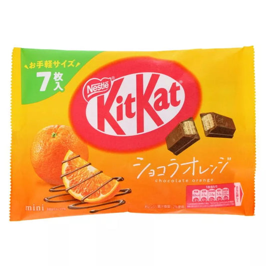 Kit Kat Mini Japanese Chocolate Orange flavor (bag of 7)