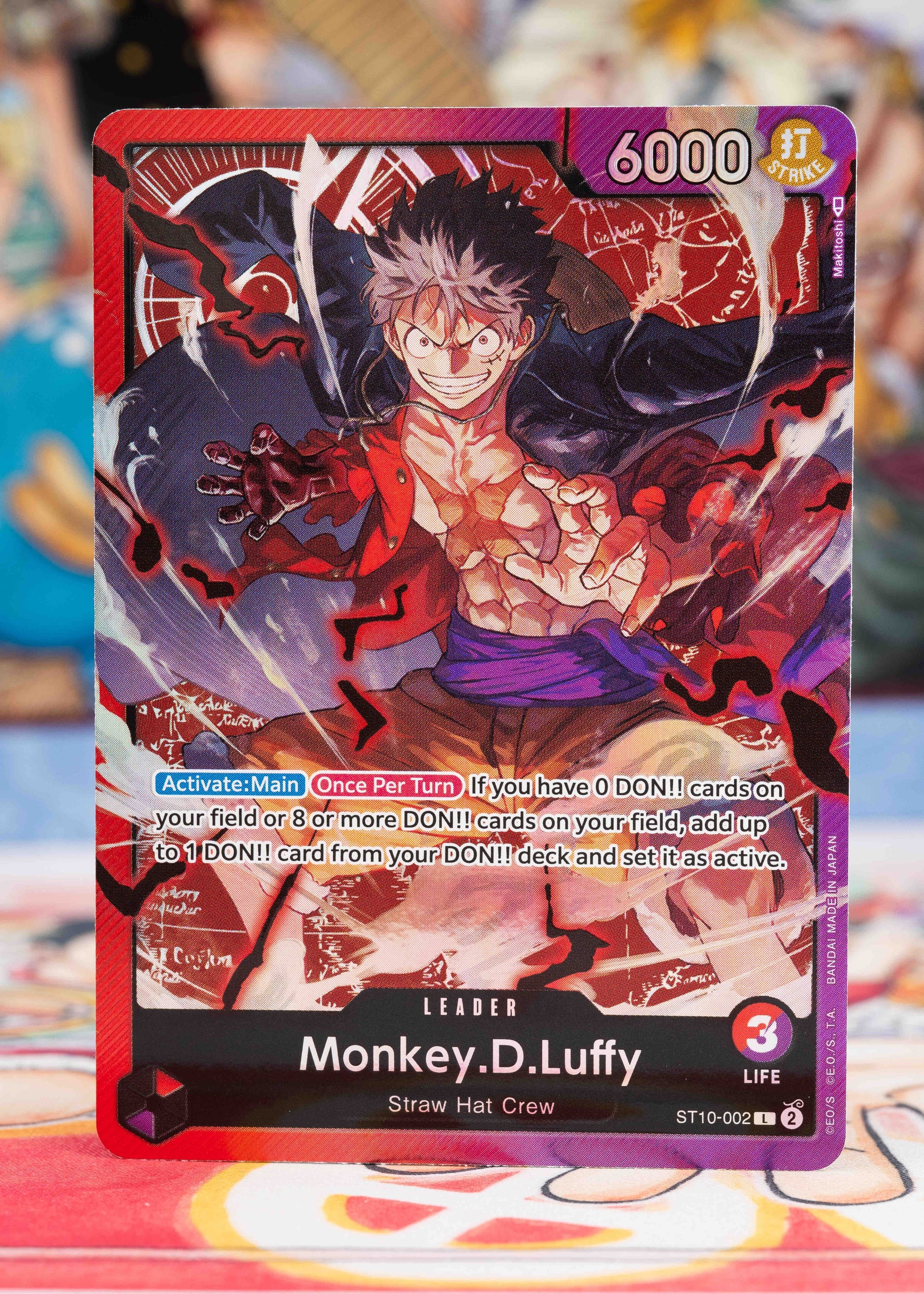 one piece card game the three captains ultra deck One Piece Ultra Deck: The Three Captains Super Rare EustassCaptainKid ST10-013