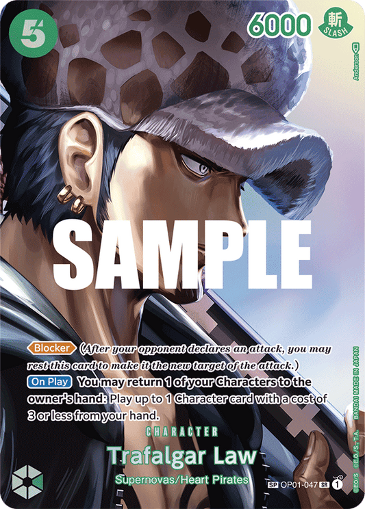 OP01-047 SP ENG Trafalgar Law (Parallel) Special Character Card