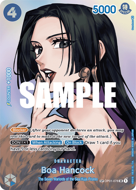 OP01-078 SP ENG Boa Hancock (Parallel) Special Character Card