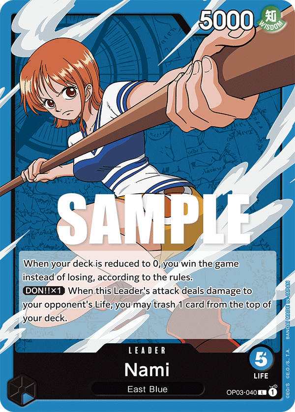 OP03-040 L ENG Nami Leader card 