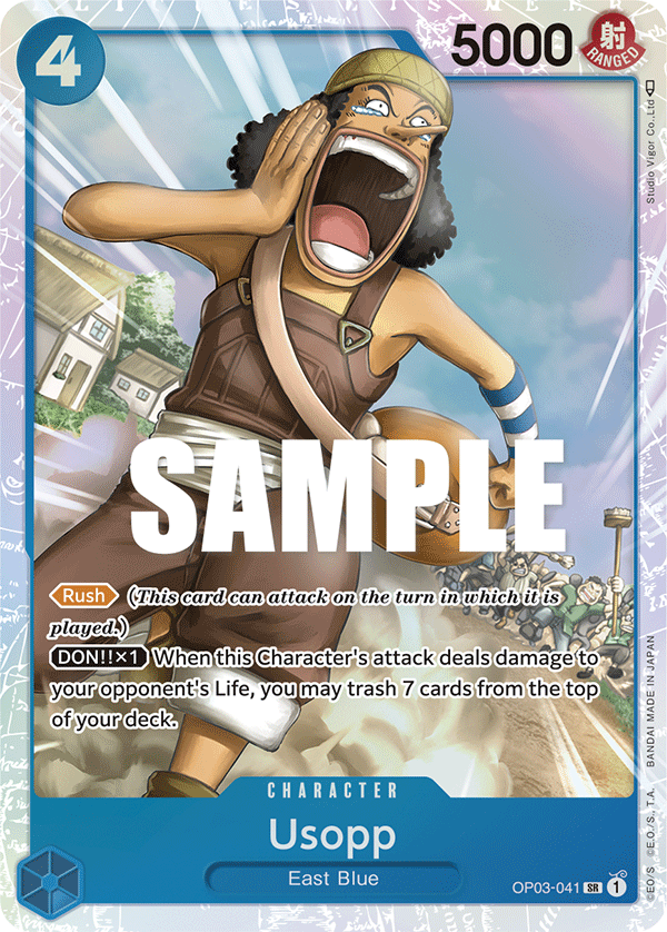 OP03-041 SR ENG Usopp Super Rare Character Card