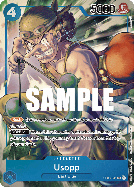 OP03-041 SR ENG Usopp (Parallel) Super Rare Character Card