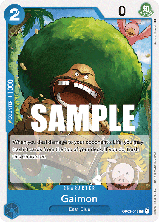 OP03-043 C ENG Gaimon Carte personnage commune