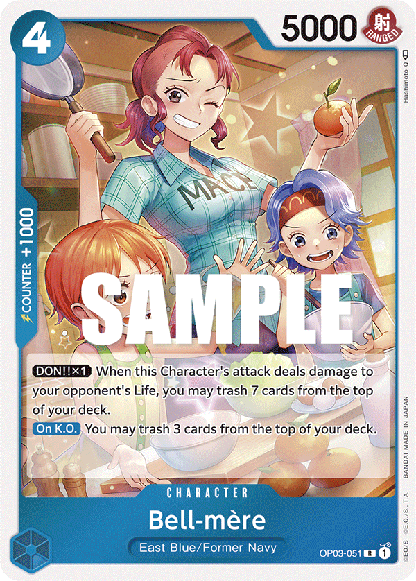 OP03-051 R ENG Bell-mère Rare Character Card