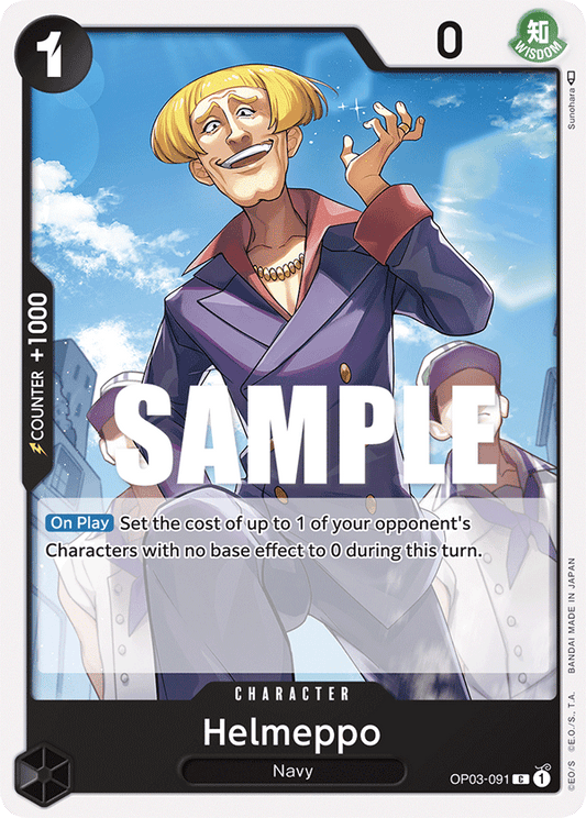 OP03-091 C ENG Helmeppo Carte personnage commune