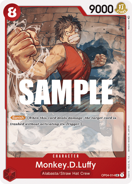 OP04-014 UC ENG Monkey D. Luffy Uncommon Character Card