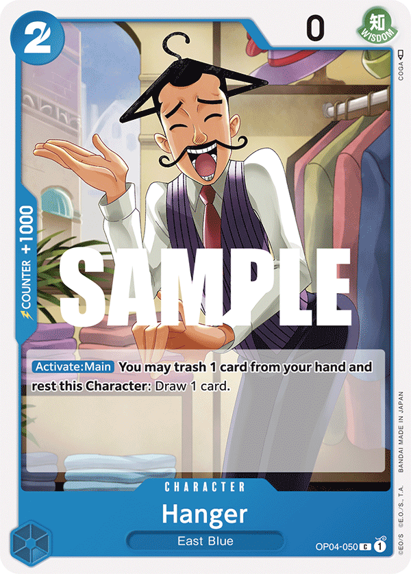 OP04-050 C ENG Hanger Common Character Card