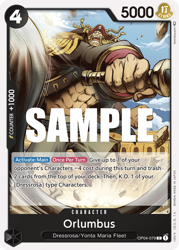 OP04-079 C ENG Orlumbus Common Character Card