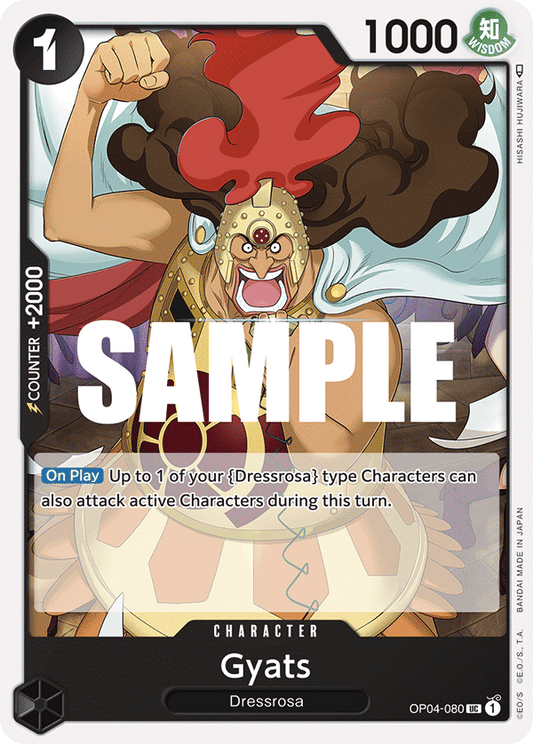 OP04-080 UC ENG Gyats Uncommon Character Card