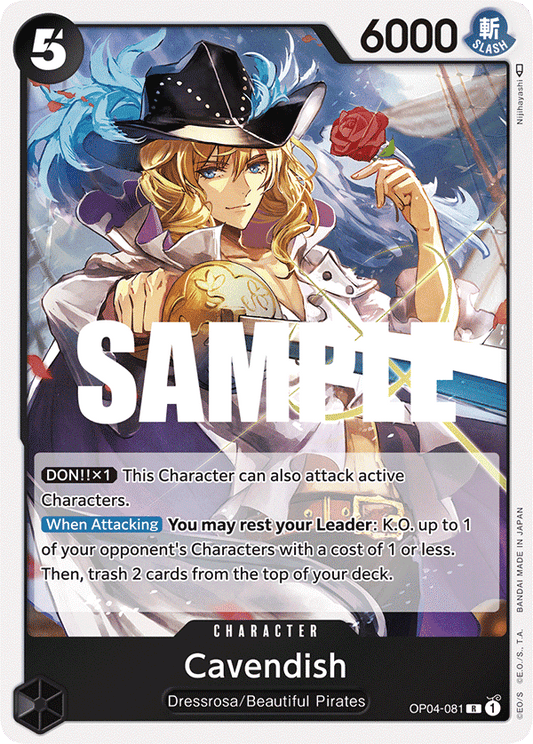 OP04-081 R ENG Cavendish Rare Character Card