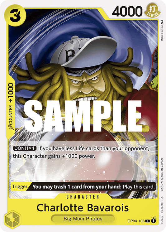 OP04-106 C ENG Charlotte Bavarois Common character card