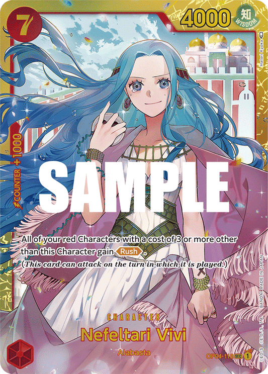 OP04-118 SEC ENG Nefeltari Vivi Rare Secret Character Card