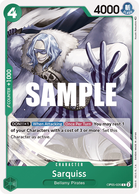 OP05-026 C ENG Sarquiss Common Character Card