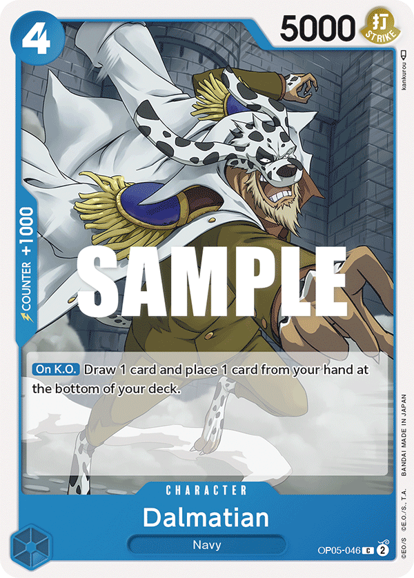 OP05-046 C ENG Dalmatian Common Character Card