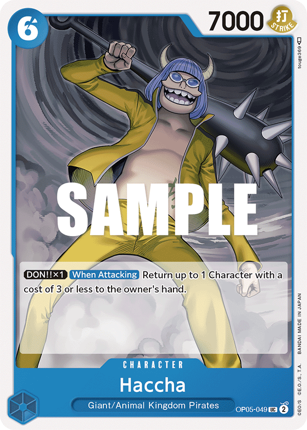 OP05-049 UC ENG Haccha Carte personnage uncommon