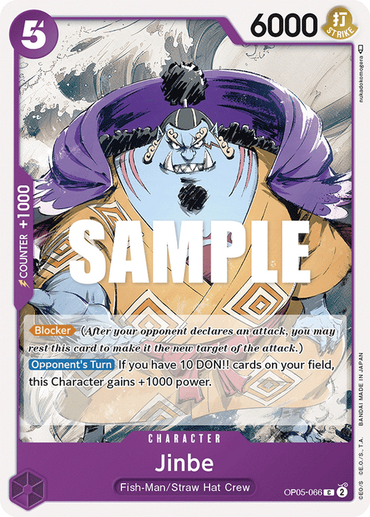 OP05-066 C ENG Jinbe Common Character Card