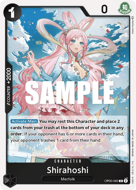 OP05-082 R ENG Shirahoshi Rare Character Card