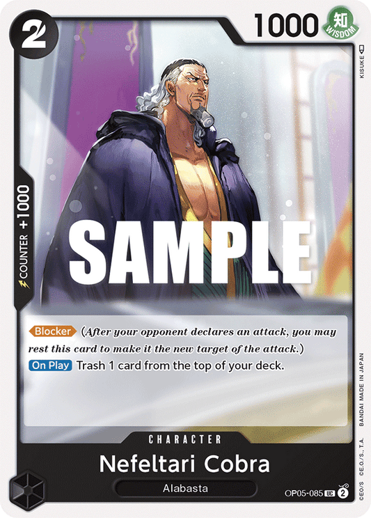 OP05-085 UC ENG Nefeltari Cobra Uncommon Character Card