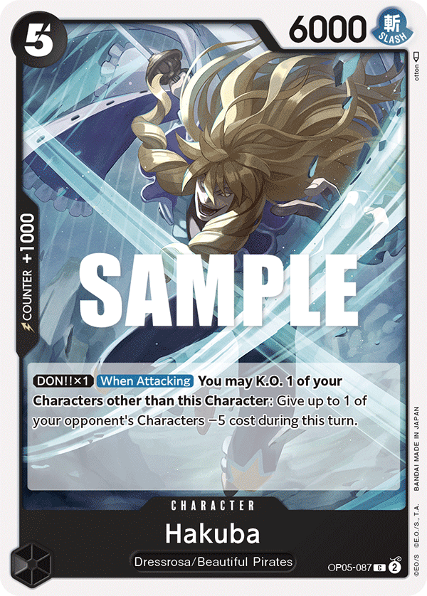 OP05-087 C ENG Hakuba Common Character Card