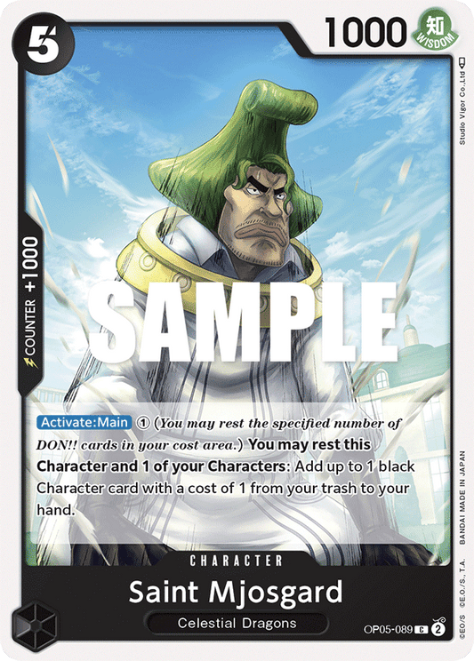 OP05-089 C ENG Saint Mjosgard Common Character Card