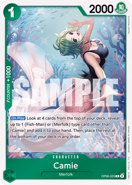 OP06-025 R ENG Camie Rare character card