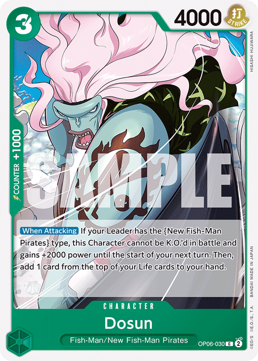 OP06-030 C ENG Dosun Common Character Card