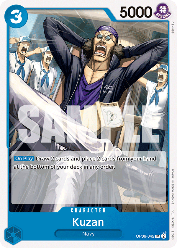 OP06-045 UC ENG Kuzan Uncommon Character Card