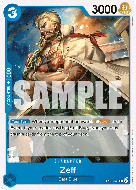 OP06-048 C ENG Zeff Common Character Card