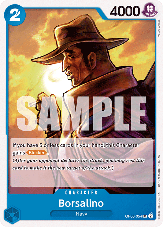 OP06-054 UC ENG Borsalino Uncommon Character Card