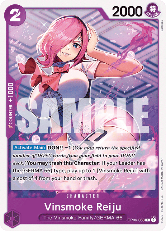 OP06-068 C ENG Vinsmoke Reiju Common Character Card