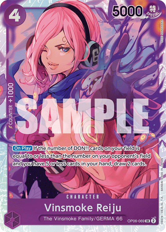 OP06-069 SR ENG Vinsmoke Reiju Super Rare Character Card