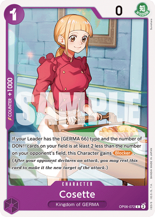 OP06-072 C ENG Cosette Common character card