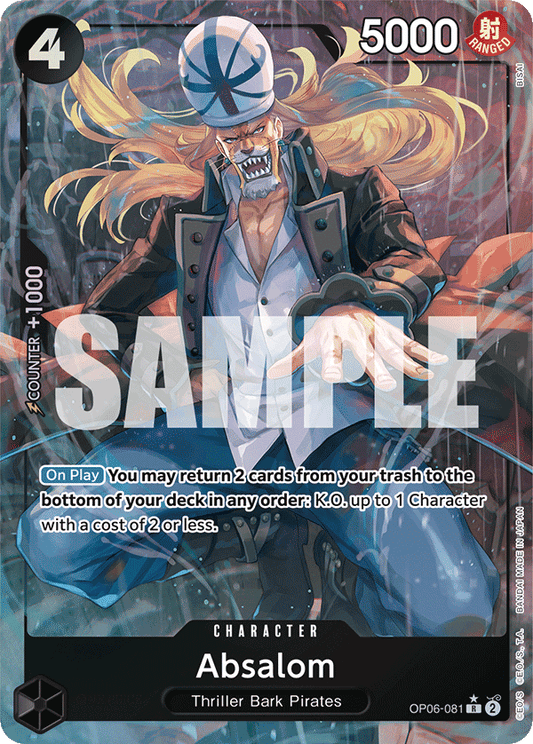 OP06-081 R ENG Absalom (Parallel) Rare Character Card