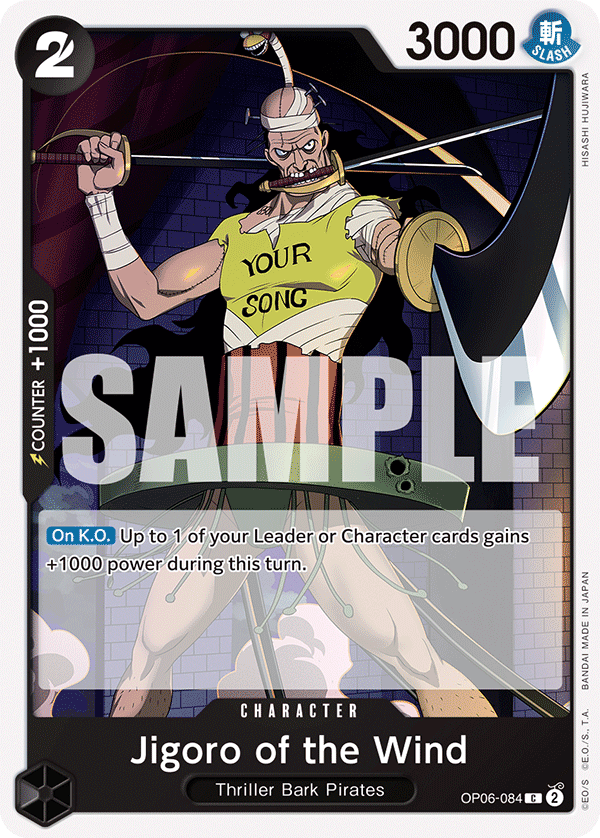 OP06-084 C ENG Jigoro of the Wind Common Character Card